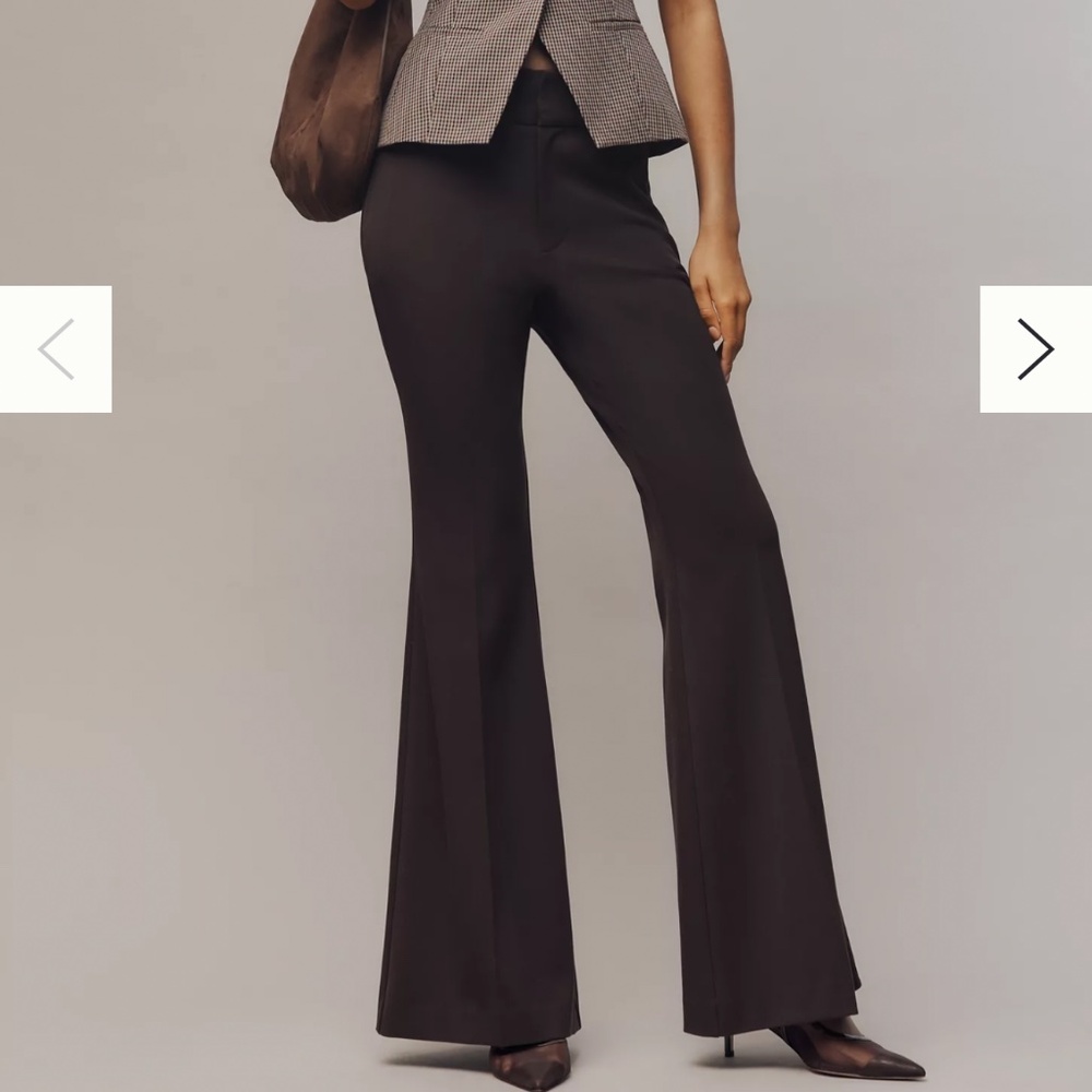 Good American Essential Suiting Flare Trousers
